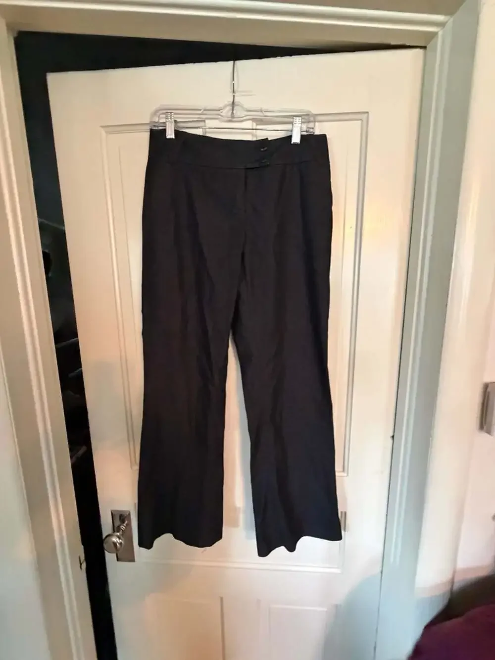 Kenneth Cole New York Women's Black Wide Leg Dress Pants Size 8